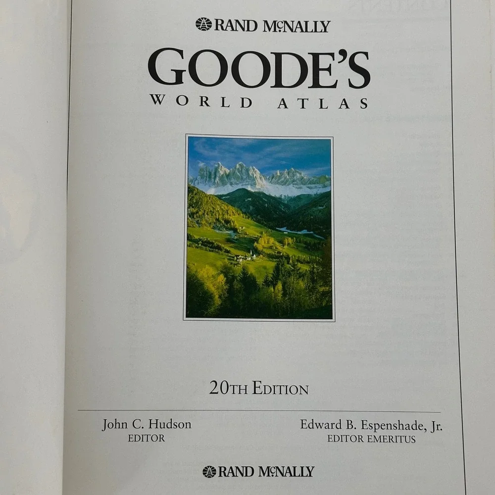 Rand McNally Goode's World Atlas 20th Edition 2000‎ Geography Reference Book